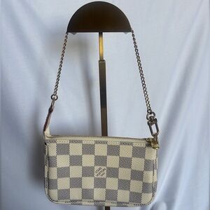 Louis Vuitton Mini Pochette Damier Azur